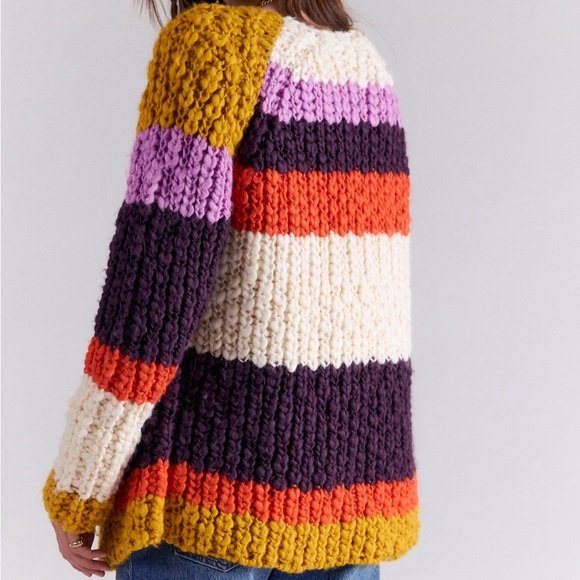 Free People Myles Stripe Cardigan - Picture 7 of 8